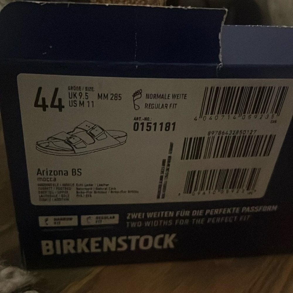 Men’s Birkenstocks BRAND new size 44 US Men’s 11